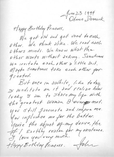 On what would have been Johnny Cash's 84th birthday, we found it fitting to honor his memory by sharing one of the the most beautiful love letters we've ever read: the letter he wrote to June Carter Cash in 1994, on her 65th birthday. Johnny Cash Love Letter, Beautiful Love Letters, Letter Birthday, Johnny Cash June Carter, June Carter, June Carter Cash, Johnny And June, Happy Birthday Princess, Birthday Letter