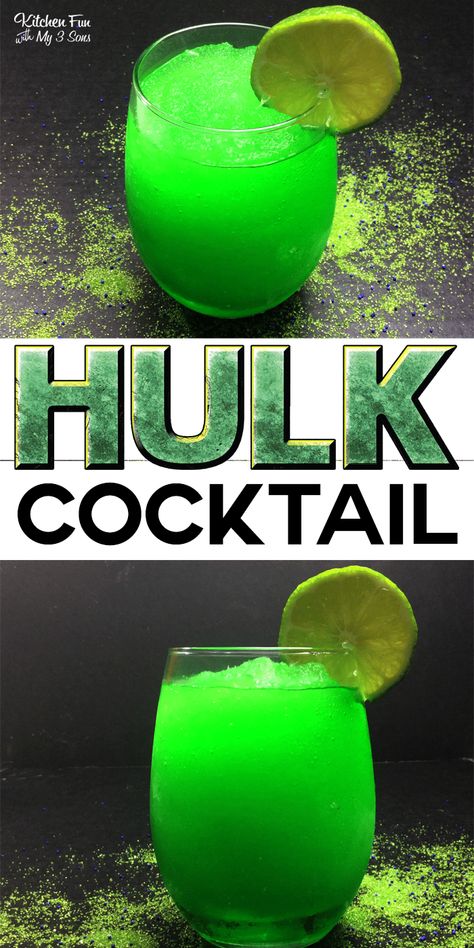 Cocktails With Crown Royal, Hulk Drink, Fruity Drink Recipes, Glace Fruit, Crown Royal Drinks, Adult Beverages Recipes, Apple Drinks, Alcholic Drinks, Mixed Drinks Alcohol