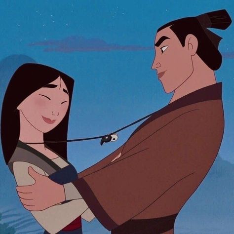 Li Shang, Disney Romance, Animation Disney, Mulan Disney, Disney Icons, Images Disney, Disney Couples, Old Disney, Pinturas Disney