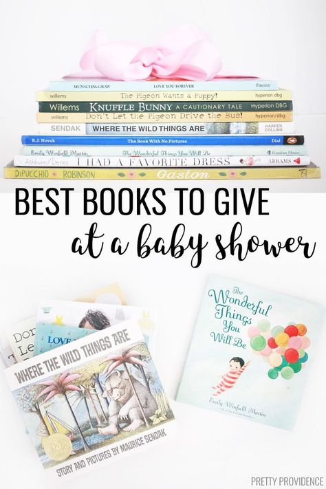 Books are the best baby shower gift (in my opinion) and here are my FAVORITE books to give to babies and toddlers!     #bestboardbooks #books #babyshowergifts #babyshowerideas #babygift #picturebooks #bestgiftideas #booksforkids #booksforbabies #babyshowergames Best Books To Gift, Shower Romantic, Best Baby Book, Baby Book Gift, My Favorite Books, Book Baskets, Books For Baby, Best Baby Shower Gifts, Plants Decor