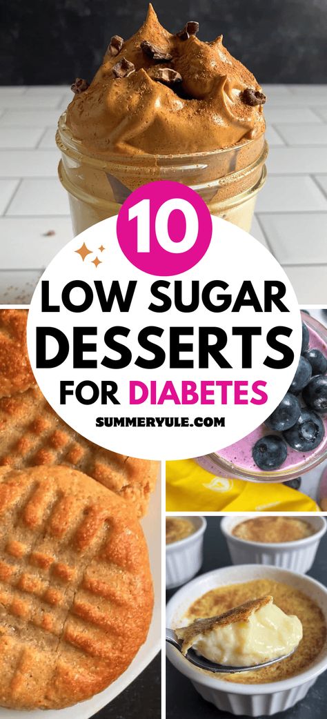 Low Glycemic Index Desserts, Low Sugar And Carbs Recipes, Best Desserts For Diabetics, Healthy Deserts No Sugar Low Carb, Low Sugar Sweets, Desserts For Diabetics Type 2, Sweets For Diabetics Sugar Free, Blood Sugar Friendly Recipes, Low Glycemic Dessert Recipes