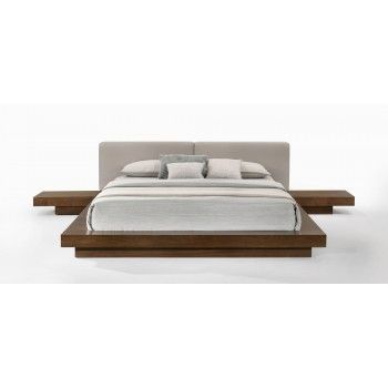 Eastern King - Platform bed: Modern, Contemporary, Queen, King, Leather, Black, White, Grey, Best, Buy - 2020 Grey Platform Bed, Platform Bed King, White Platform Bed, Contemporary Platform Bed, Walnut Bed, Low Profile Bed, Bed Price, Modern Platform Bed, Bed King