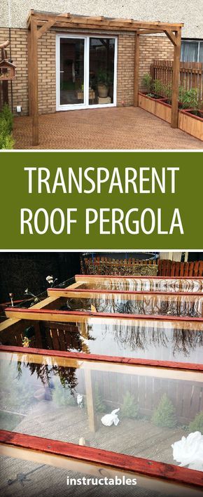 Pergola On A Budget, Transparent Roof, Corner Pergola, Attached Pergola, Small Pergola, Pergola Diy, Cheap Pergola, Pergola Swing, Pergola Ideas