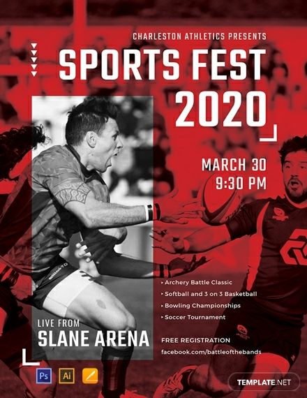 Free Sports Event Poster Template Sports Event Poster, Sport Event Poster, Photographer Templates, Event Poster Template, Event Posters, Poster Template Free, Sports Templates, Poster Template Design, Marketing Poster