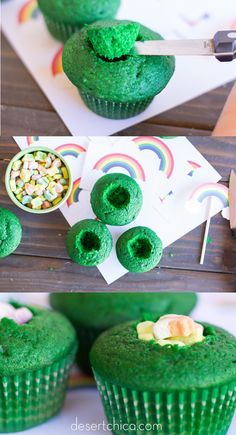 Lucky Charm Cupcakes, Leprechaun Cupcakes, Leprechaun Pranks, Leprechaun Treats, Lucky Charms Cupcakes, St Patricks Food, Leprechaun Traps Ideas For Kids, Leprechaun Traps Ideas, St Patrick Day Snacks