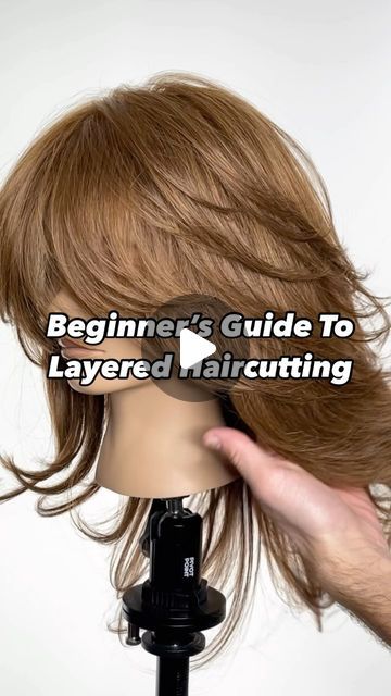 Over Directed Layers Hair, Layer Cut Short Hair, How To Layer Your Own Hair Step By Step, Step With Layer Haircut, How To Style Short Layers, How To Do Layers On Hair, Diy Layered Haircut Tutorial At Home, Uniform Layered Haircut, Cut Layers In Hair Diy