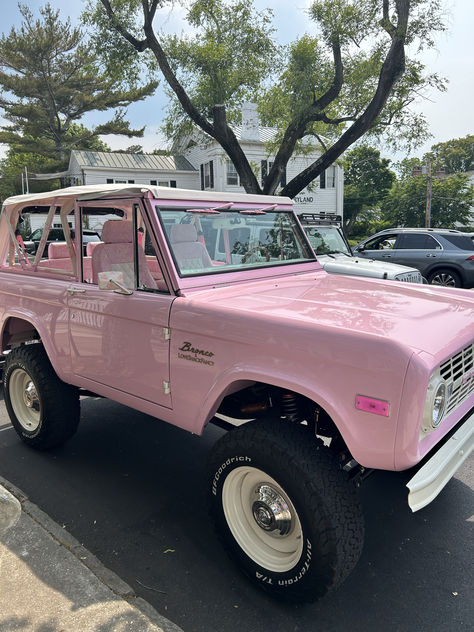 Pink Jeep, Private Car, Pink Truck, Girly Car, Dream Cars Jeep, Toyota 4x4, Toyota 4, 4 By 4, Car Goals