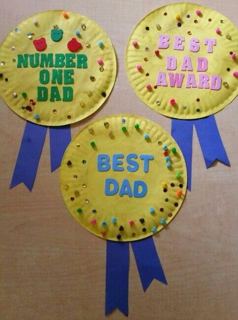 Father’s Day Paper Plate Crafts for Kids - Kids Art & Craft Kids Fathers Day Crafts, Diy Father's Day Crafts, Fathers Day Art, Father's Day Activities, Diy Father's Day Gifts, Daycare Crafts, Father's Day Diy, Dad Day, Toddler Art