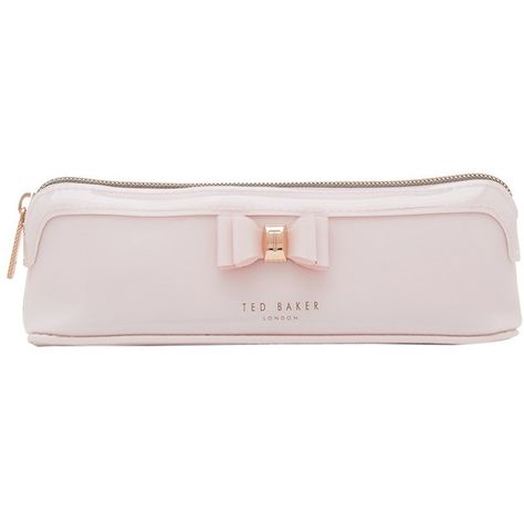 Ted Baker Jass Bow Pencil Case ($31) ❤ liked on Polyvore featuring home, home decor, office accessories, dusky pink, ted baker and ted baker pencil case Ted Baker Pencil Case, Pink Pencil Case, Perfume Chanel, Cute Bibles, Pink Pencil, Stationary Items, Cute Pencil Case, Wishlist 2024, Pink Things