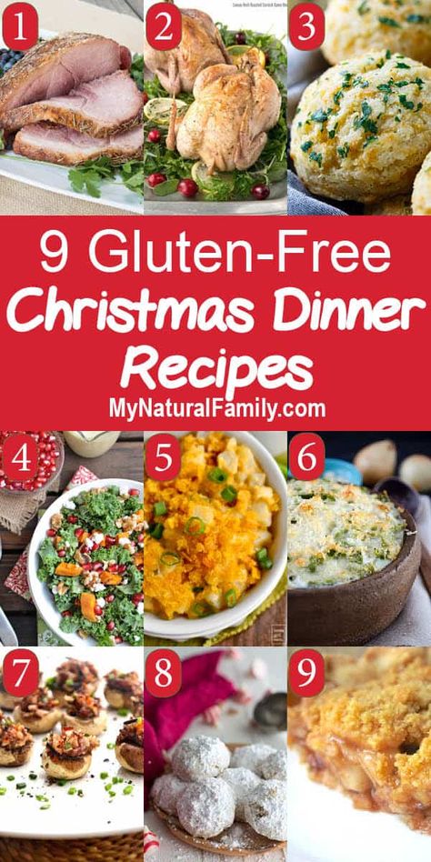 Party Food Meat, Gluten Free Christmas Dinner, Gluten Free Christmas Desserts, Gluten Free Christmas Recipes, Dinner Gluten Free, Christmas Dinner Recipes, Gluten Free Holiday Recipes, Gluten Free Thanksgiving Recipes, Christmas Dinner Ideas