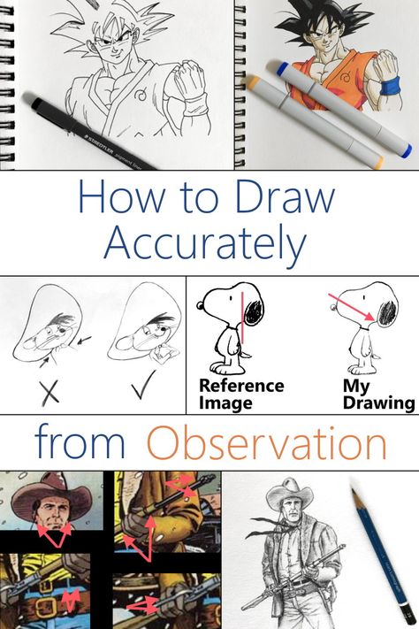 Learn to draw anything, including comics, cartoon caracters and manga, from observation. Step-by-step drawing guide for beginners. How To Draw Anything Step By Step, Cartoon Techniques, Drawing Cartoon Characters Sketches, Drawing Tips For Beginners, Drawing Beginners, Learn To Draw Cartoons, Line Art Lesson, Illustration Practice, How To Draw Anything