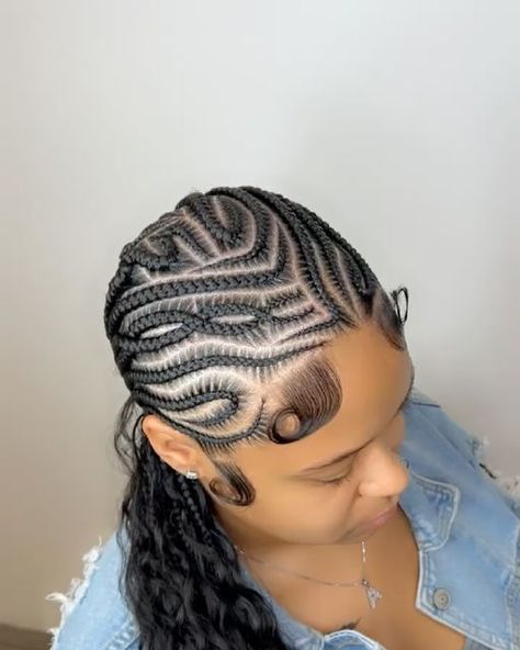 Design Stitch Braids, Feed In Braids Hairstyles, Kid Styles, Stitch Braids, Protective Hairstyles Braids, Box Braid, Feed In Braid, Braids With Beads, Mens Braids