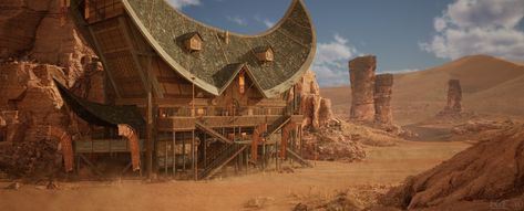 ArtStation - Fantasy Desert Market Desert Market, Fantasy Desert, Fantasy Village, Desert Landscape, Desert Landscaping, Third Party, Monument Valley, Mount Rushmore, Geometry