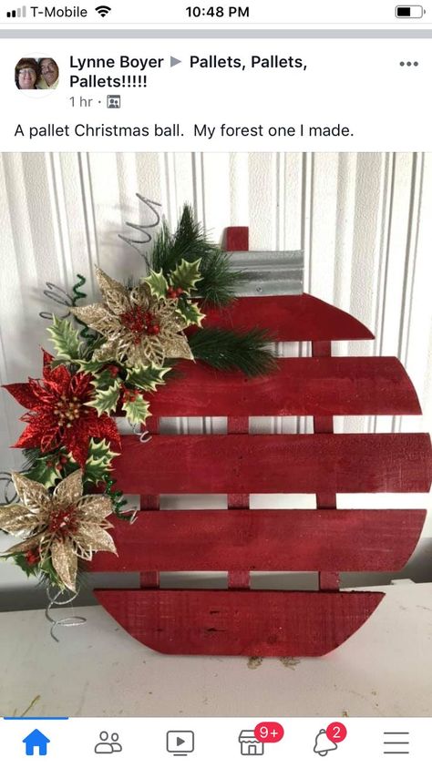 Jul Diy, Christmas Diy Wood, Wooden Christmas Crafts, Pallet Christmas Tree, Christmas Decorations Diy, Pallet Christmas, Christmas Yard Decorations, Easy Christmas Decorations, Christmas Decorations Diy Outdoor