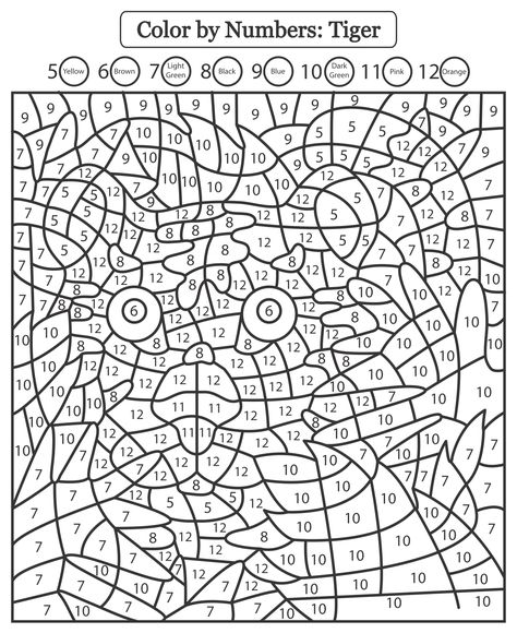 Hard Color by Number Coloring Pages Printable Coloring Pages 3rd Grade, Color By Number 3rd Grade, Color By Number For Adults Free, Color By Number Difficult, Advanced Color By Number, Colour By Numbers Printable For Kids, Colour By Numbers For Kids, Color By Code Free Printable, Coloring By Numbers For Kids