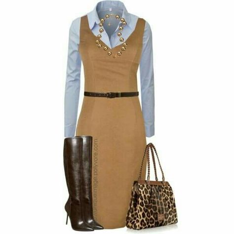 . Pleated Dresses, Fashionista Style, Professional Attire, Business Outfit, Boots Women, Work Wardrobe, Gold Case, Look Casual, Work Attire