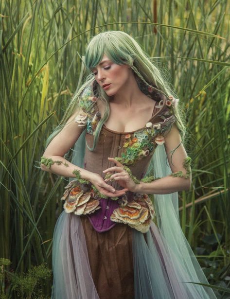 Adorned By The Forest – Enchanted Living Magazine Faerie Costume, Ren Faire Costume, Fair Outfits, Ren Fest, Spring Forest, Fairy Aesthetic, Fantasy Costumes, Fairy Costume, Living Magazine