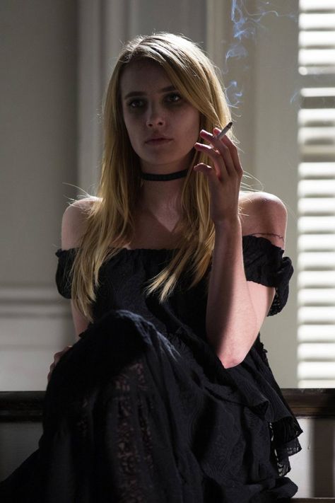 "Surprise, B*tch": Emma Roberts Teases the Return of Madison Montgomery on AHS Coven Fashion, Dark Lifestyle, American Horror Story Costumes, American Horror Story Quotes, Witch Ideas, Michael Langdon, Madison Montgomery, Cody Fern, Witch Costumes