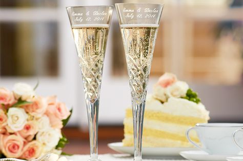 16 Brilliant Ways To Cut Your Wedding Costs Toasting Glasses Wedding, Mrs Always Right, Glasses Wedding, Personalized Engagement Gifts, Toasting Glasses, Toasting Flutes, Wedding Gifts For Bride, Wedding Costs, Anniversary Gifts For Couples