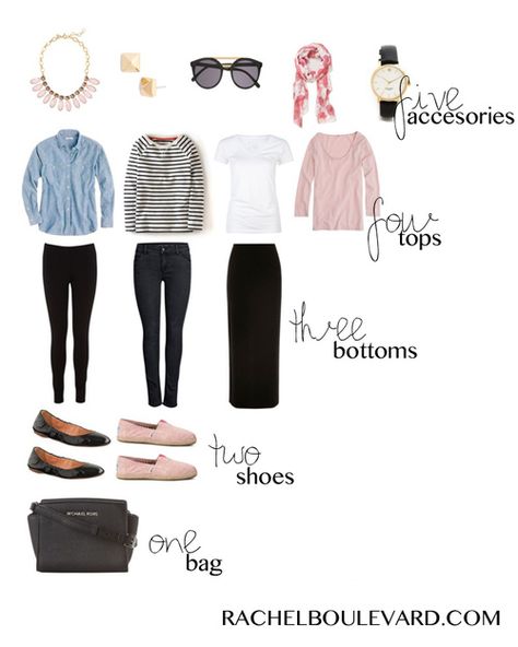 Packing Light: 5,4,3,2,1 & a GIVEAWAY. Minimalisticky Chic, Travel Packing Outfits, Packing Wardrobe, Vetements Clothing, Capsule Wardrobe Work, Parisienne Chic, Travel Capsule Wardrobe, Travel Capsule, Pack Light