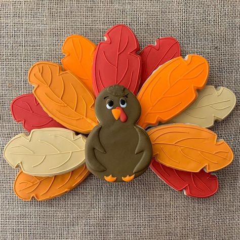 Turkey Cookie Platter, Turkey Sugar Cookies, Thanksgiving Turkey Cookies, Turkey Cookie, Thanksgiving Platter, Royal Icing Decorated Cookies, Pumpkin Pie Cookies, Turkey Cookies, Thanksgiving Pie