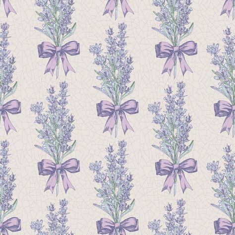 Seamless pattern with handdrawn sketch o... | Premium Vector #Freepik #vector #leaf-pattern #seamless #abstract-floral #seamless-floral Lion Canvas Painting, France Provence, Lavender Aesthetic, Music Collage, Sorority Designs, Seamless Backdrop, Lavender Flower, Textile Pattern Design, Romantic Design