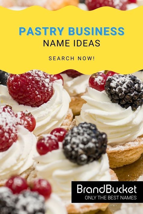 In search of amazing Pastry Business Names? Here are some great pastry business name ideas to get you started! Check out the names now! pastry business, pastry business name ideas, pastry business ideas, pastry business logo, pastry business name, name for pastry business, name ideas for pastry business, unique name for pastry business, catch names for pastry business, cake and pastry business name, business pastry names Patisserie Name Ideas, Cake Shop Names, Cake Business Names, Logo Pastry, Pastry Business, Bakery Names, Shop Name Ideas, Business Name Ideas, Unique Name