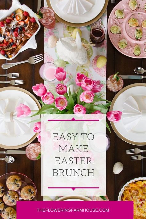 Breakfast Bar Party, Easter Brunch Decorations, Easter Brunch Buffet, Brunch Bake, Easter Brunch Table, Easter Brunch Menu, Gluten Free Blueberry Muffins, Deviled Eggs Recipe Classic, Avocado Deviled Eggs