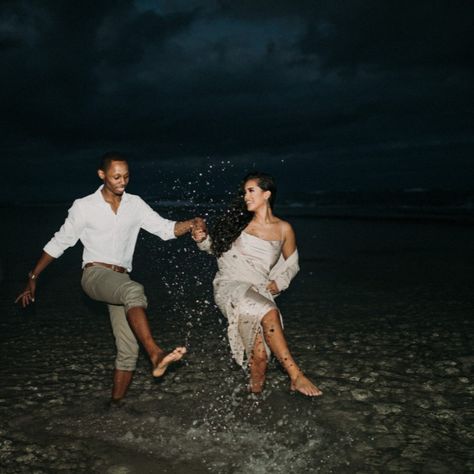 Mesmerizing memories of these two captured underneath the stars that shine so bright ✨

#pinterest #love #couples #photography #night #ocean #beach #stars Night Beach Photoshoot Couple, Beach Wedding At Night, Beach Nikkah, Beach Night Wedding, Carmel Photoshoot, Nighttime Beach Photoshoot, Night Beach Photoshoot, Night Beach Weddings, Water Wedding Photos