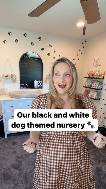 Dalmatian Themed Nursery, Black And White Dog Nursery, Nursery Ideas Puppy Theme, Pet Themed Nursery, Labrador Nursery Theme, Baby Boy Nursery Ideas Themed Rooms, Puppy Theme Nursery, Dalmation Nursery, Nursery Dog Theme