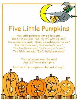 cute Halloween poem Halloween Poems For Kids, Halloween Nursery Rhymes, Halloween Rhymes, Pumpkin Poem, 5 Little Pumpkins, Five Little Pumpkins, Halloween Poems, Halloween Crafts Preschool, Halloween Songs