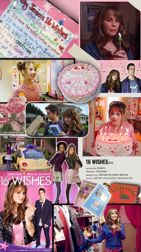 Movies 2000s, 16 Wishes, Sweet 16 Candles, Skylanders Birthday, Sweet Sixteen Birthday Party Ideas, 17th Birthday Ideas, Movie Collage, Aesthetic Shuffles, 16 Candles