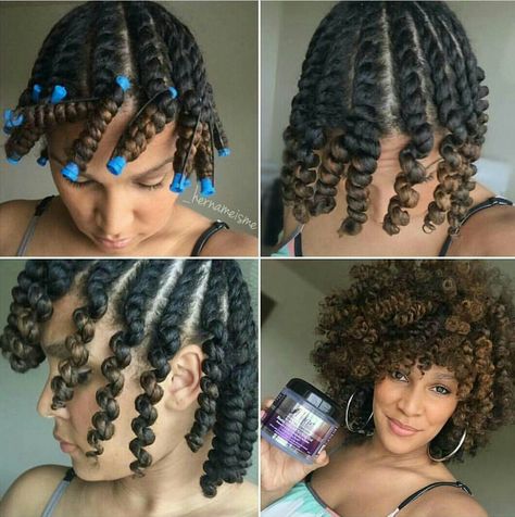 Flat twist out Cabello Afro Natural, Twisted Hair, Beautiful Natural Hair, Twist Out, Natural Hair Inspiration, Natural Hair Tips, Short Hairstyle, Hair Crush, Natural Hair Journey