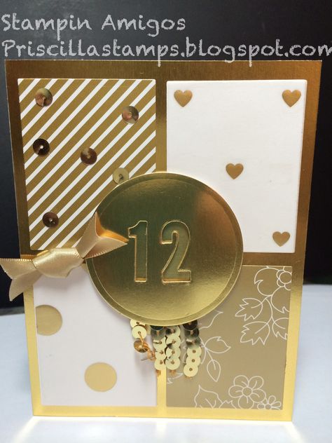 Golden Birthday Card Ideas Diy, Golden Birthday Cards Diy, Golden Birthday Card Ideas, Golden Birthday Cards, Birthday Card Ideas, Sweet Paper, Golden Birthday, Inspire Creativity, Birthday Cards Diy