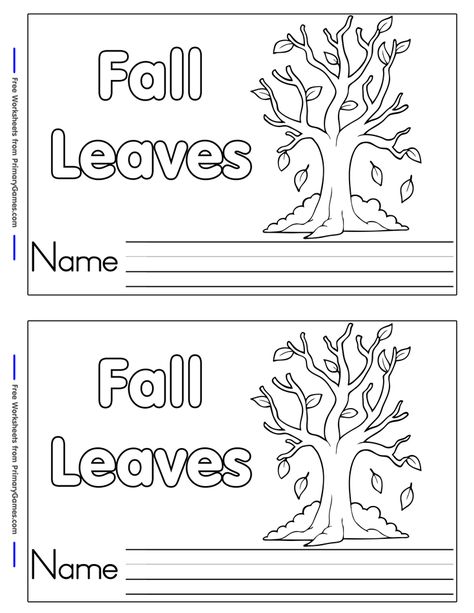 Free printable Fall mini books and emergent readers for use in your classroom or home from PrimaryGames. Just print, cut and staple to make your very own book! Emergent Readers Free, Fall Worksheets, Fall Preschool Activities, Leaf Book, Fall Lessons, Tree Study, Fall Kindergarten, Fall Preschool, Fallen Book