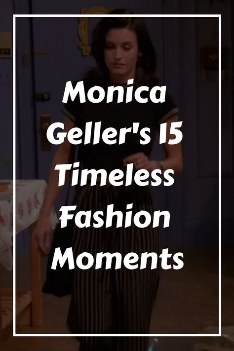 Step into a time capsule of nostalgia and relive the golden era of television with the timeless 90s sitcom, Friends. Immerse yourself in a world where laughter knows no bounds, as this iconic TV show effortlessly weaves unforgettable comedic moments into the fabric of our lives. Join Ross, Rachel, Chandler, Monica, Joey, and Phoebe on their hilarious escapades through love, friendship, and everyday chaos. Monica Geller Outfits Halloween, Friends Outfits Inspiration Monica, 90s Outfit Monica Geller, Angela Chase Outfits, Monica Outfits 90s, Monica From Friends Outfit, Friends Tv Show Outfits Style, Monica Geller Fashion, 90s Thrift Outfits