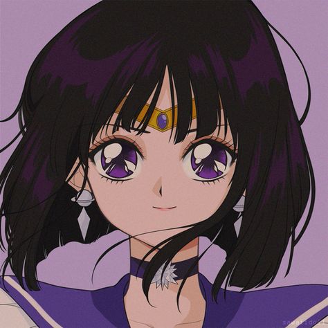 Sailor Saturn Aesthetic Icon, Sailor Scouts Aesthetic, Sailor Saturn Icon, Sailor Saturn Aesthetic, Sailor Saturn Pfp, Sailor Moon Saturn, Saturn Sailor Moon, Sailor Saturn Cosplay, Moon Icon