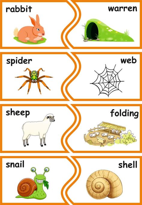 Farm Activities Preschool, Animals And Their Homes, Animals Name In English, Materi Bahasa Inggris, Kindergarten Phonics Worksheets, Reading Comprehension Lessons, Animal Worksheets, Kids Worksheets Preschool, Learning English For Kids