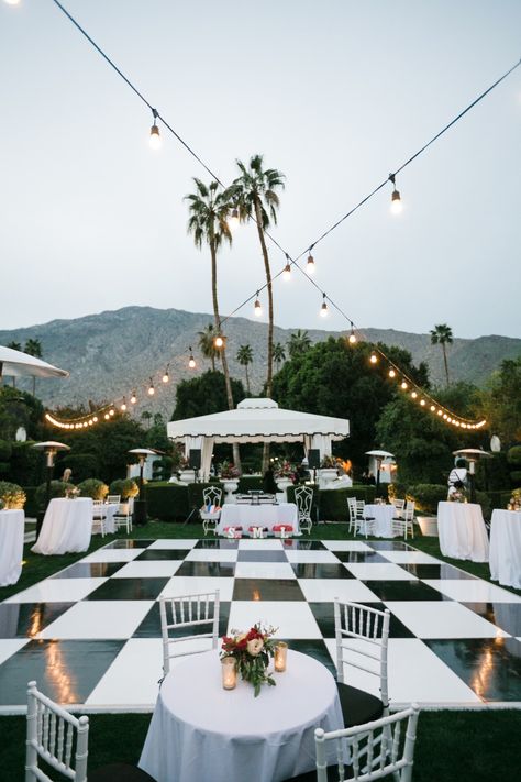 Black And White Checkered Wedding Dance Floor, Center Dance Floor Wedding, Checkered Floor Reception, Checkered Floor Wedding Ceremony, Black White And Sparkle Wedding, Checkers Dance Floor, Diy Black And White Dance Floor, White And Black Dance Floor, Black And White Tile Dance Floor Wedding