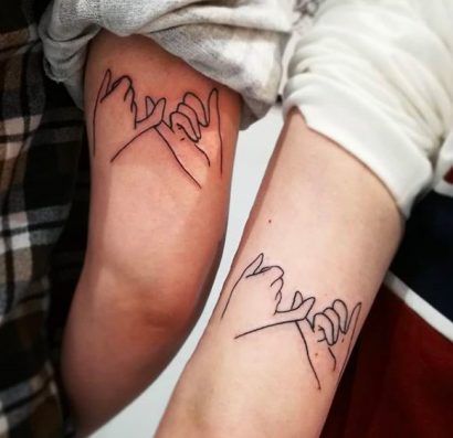 63+ of the Best Lesbian Tattoo Ideas | Rainbow Tattoos Rosen Tattoo Mann, Promise Tattoo, Brother Sister Tattoo, Pride Tattoo, Brother Tattoos, Rainbow Tattoos, Sibling Tattoos, Bff Tattoos, Парные Тату