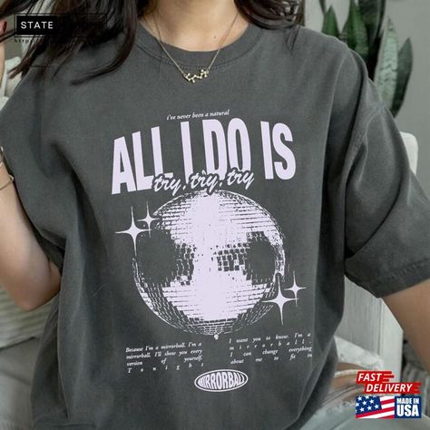 Mirrorball Swift Album T-Shirt Taylor Trending 2023 Hoodie Sweatshirt Classic Check more at https://statemyhome.com/product/mirrorball-swift-album-t-shirt-taylor-trending-2023-hoodie-sweatshirt-classic/ Mirrorball Shirt, Trending 2023, Taylor Swift Shirts, Everything Changes, Birthday Wishlist, New Me, Hoodie Sweatshirt, Taylor Swift, Swift