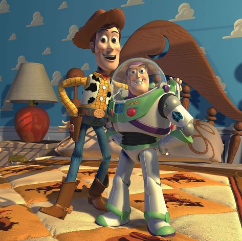 Jim Varney, Wallace Shawn, Toy Story 1995, Toy Story Movie, Toy Story Woody, Woody And Buzz, Diamond Drawing, Cartoon Toys, Woody Toy Story