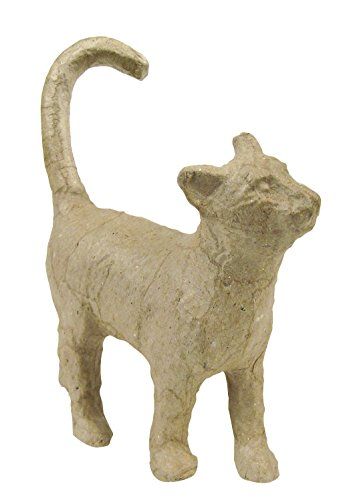 Walking Cat, Paper Mache Animals, Paper Mache Crafts, Crafty Gifts, Papel Mache, Cat Crafts, Quirky Design, Animal Figures, Arts And Crafts Supplies