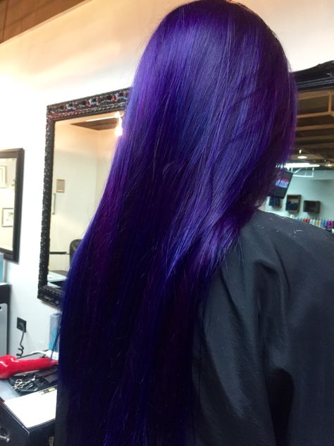 Violet with Blue pravana hair #stylistsarahphall Light Purple Hair Dye, Blue Hair Tumblr, Purple Hair Dye, Light Purple Hair, Dark Purple Hair, Dyed Hair Purple, Violet Hair, Pinterest Hair, Pretty Hair Color