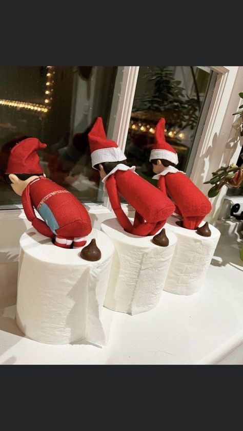 Elf Ideas Easy, Elf Magic, Awesome Elf On The Shelf Ideas, Elf Activities, Xmas Elf, Elf Antics, Elf Fun, Elf Ideas, Shelf Ideas