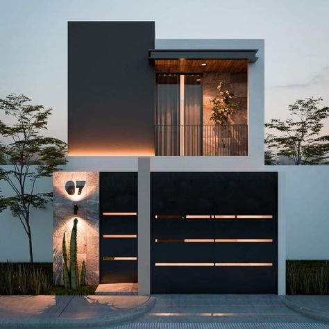 #HomeDecor #HomeDecorating #DecorTips #InteriorDesign #HouseGoals #HomeInspiration #HomeStyle #DecorInspiration #HomeIdeas #InteriorInspo Eksterior Modern, Exterior House Remodel, Small House Design Exterior, House Design Exterior, House Arch Design, Modern House Facades, Modern Exterior House Designs, Architecture Model House, Architect Design House