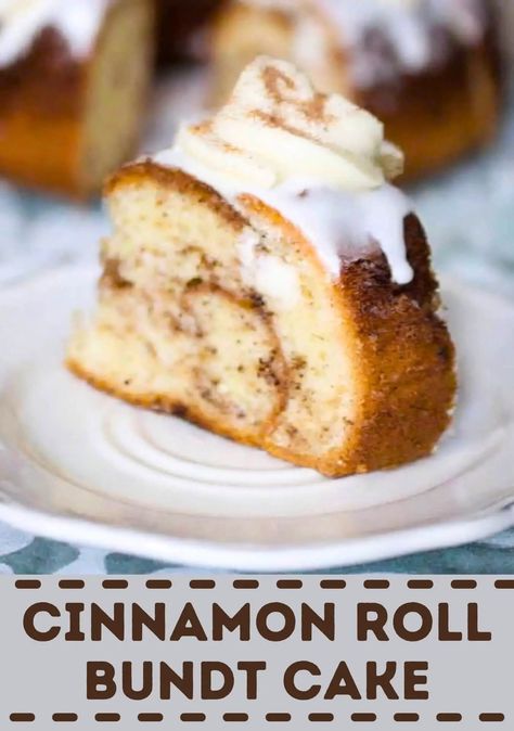 Cinnamon Roll Bundt Cake Cinnamon Roll Bundt Cake, Fried Cheesecake, Magic Custard Cake, Bundt Cake Recipe, Custard Cake, Bundt Cakes Recipes, Cinnamon Swirl, Cinnamon Roll, Cinnamon Sugar