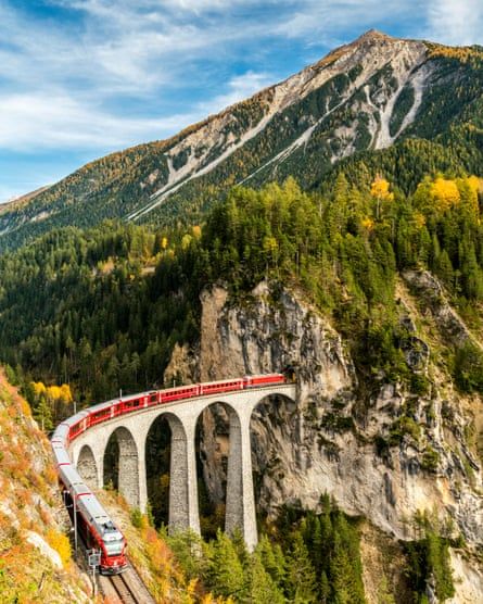 10 of the best railway journeys in Italy | Travel | The Guardian Bernina Express, Italian Trip, Port Area, Reggio Calabria, La Spezia, Train Journey, Fishing Villages, Train Rides, Train Travel