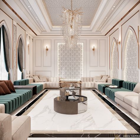 Ｍｅｎ Ｍａｊｌｉｓ :: Behance Moulding Design, Majlis Design, Drawing Room Ceiling Design, Room Ceiling Design, Autumn Living Room, Modern Luxury Living Room, Florida Interior Design, Elegant Interior Design, Stunning Interior Design