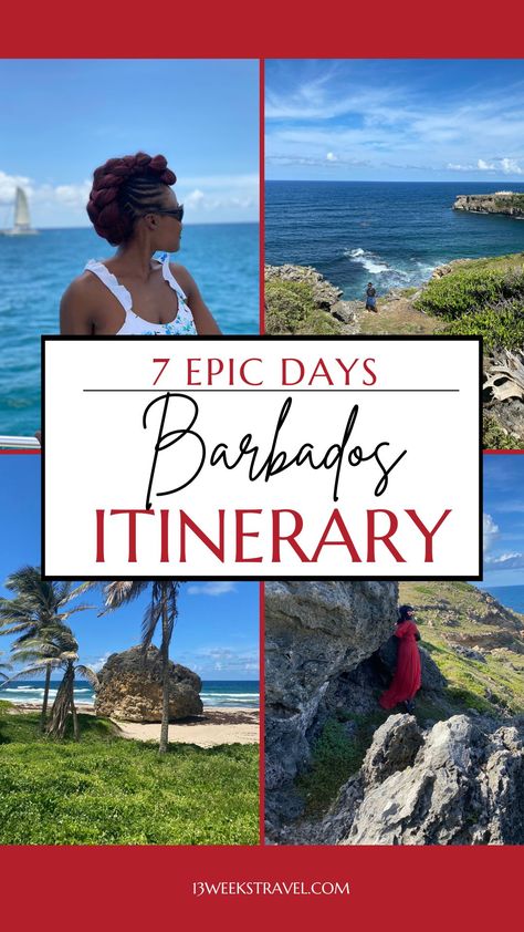 The absolute best things to do in Barbados in 7 days. This itinerary also covers 10 days in Barbados and 4 days in Barbados. Read about the best things to do and the best luxury experiences to have. Barbados was personally experienced by 13 Weeks Travel and we stayed at Tamarind Hotel. Things To Do In Barbados, Barbados Resorts, Dover Beach, Barbados Travel, Wildlife Reserve, Bridgetown, Family Destinations, Luxury Resort, Travel Insurance